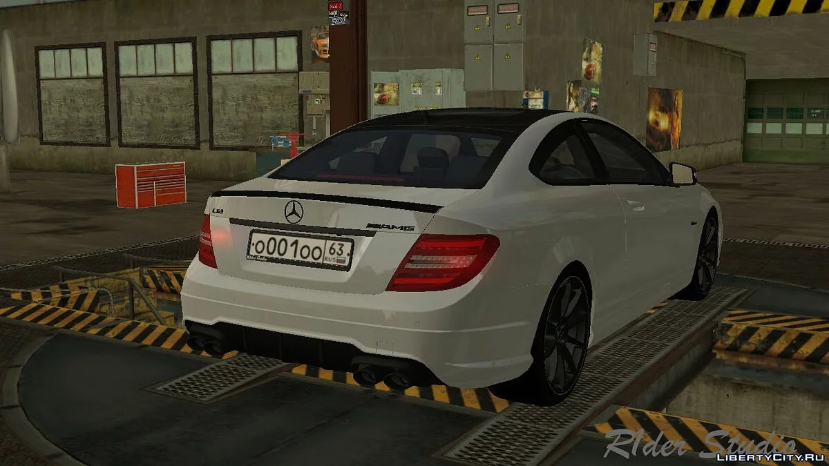 Mercedes-Benz C63 AMG W204 Coupe з тюнінгом / GTA San Andreas