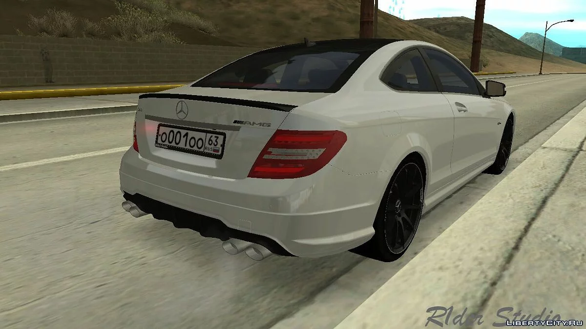 Mercedes-Benz C63 AMG W204 Coupe з тюнінгом / GTA San Andreas