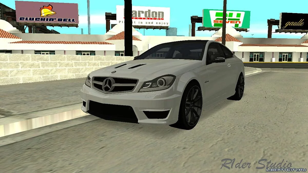 Mercedes-Benz C63 AMG W204 Coupe з тюнінгом / GTA San Andreas