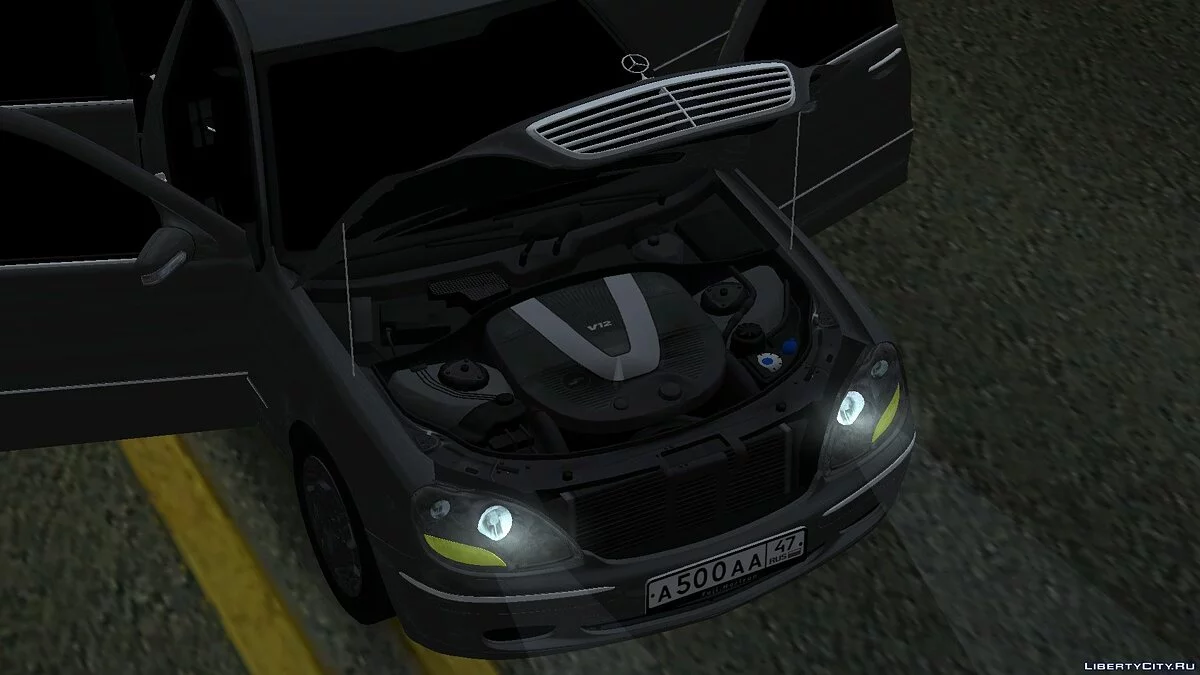 Mercedes-Benz S600 (Año 2002) / GTA San Andreas
