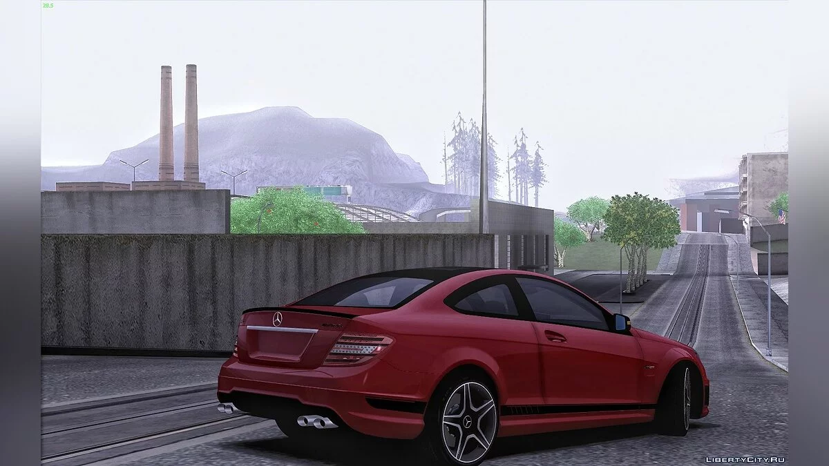 Mercedes-Benz C63 AMG w204 до рестайлінгу купе / GTA San Andreas
