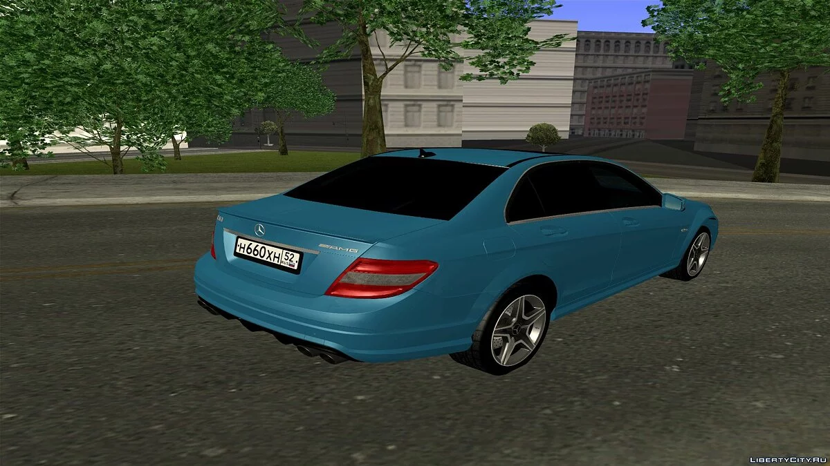 مرسيدس-بنز C63 W204 AMG / جي تي إيه سان أندرياس