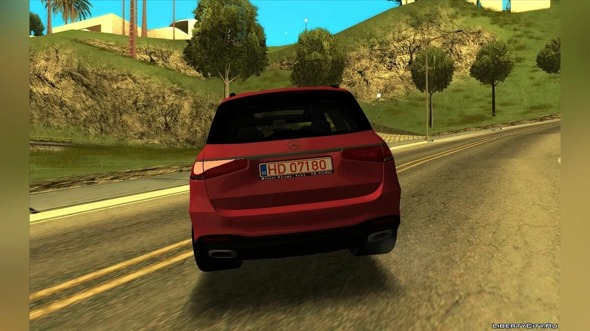 2020 Mercedes-Benz GLS Румунські номерні знаки / GTA San Andreas