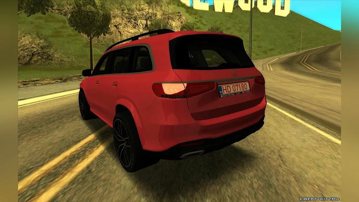 2020 Mercedes-Benz GLS Румунські номерні знаки / GTA San Andreas