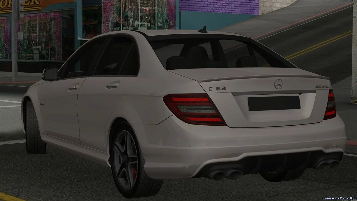 Mercedes-Benz C63 Edición Low Poly / GTA San Andreas