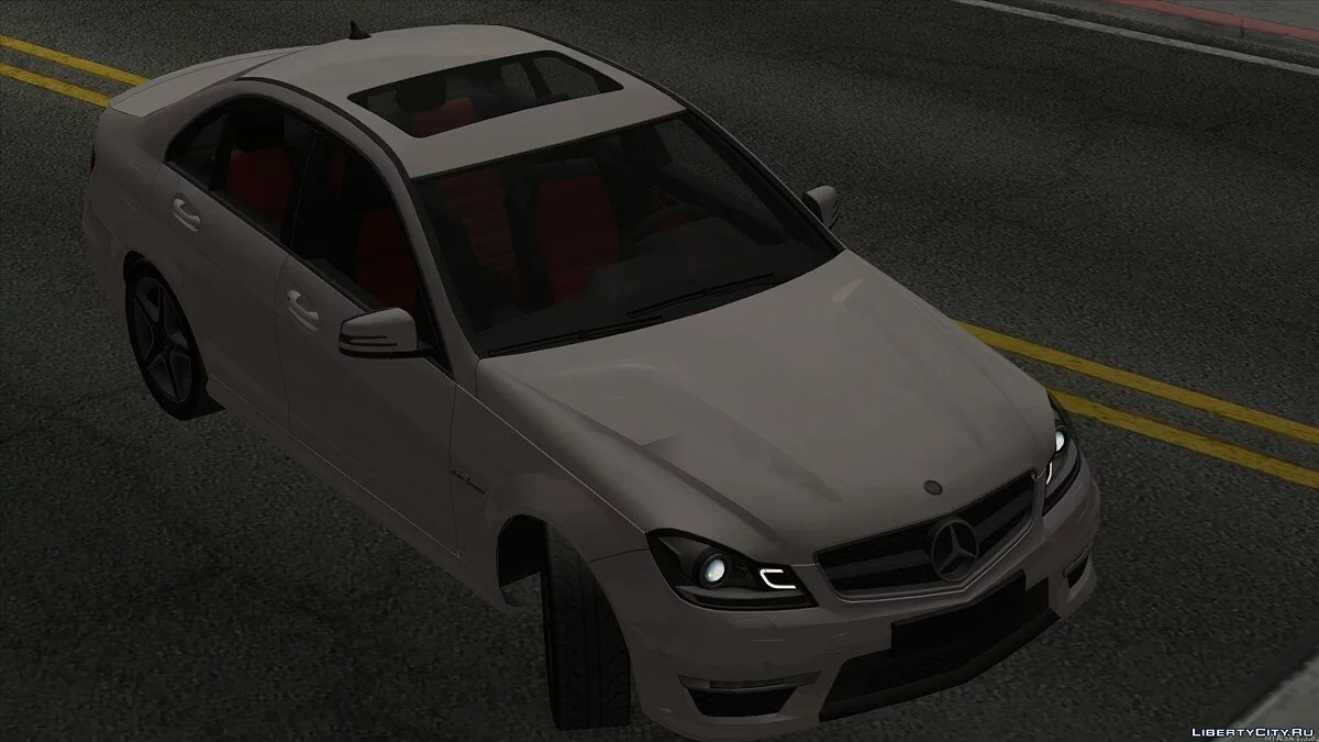Mercedes-Benz C63 Edición Low Poly / GTA San Andreas