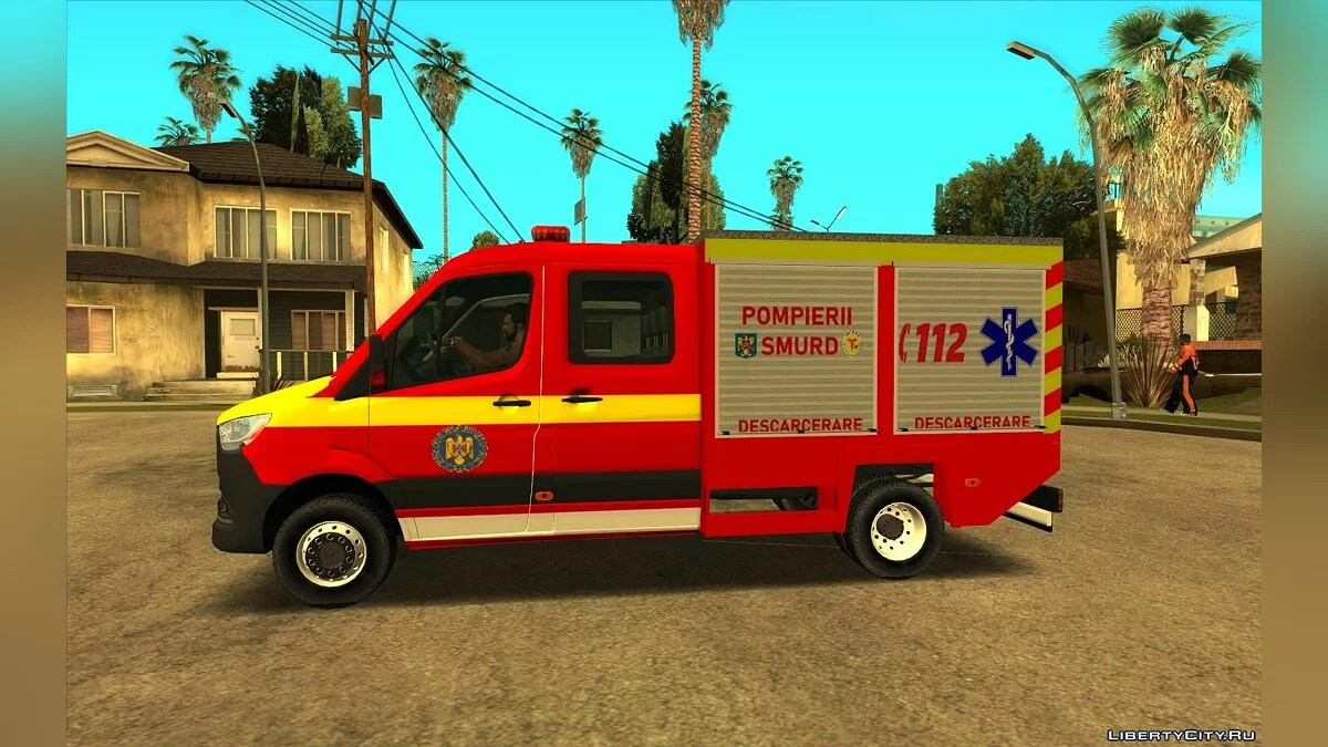 Mercedes-Benz Sprinter 2020 Pemadam Kebakaran / GTA San Andreas