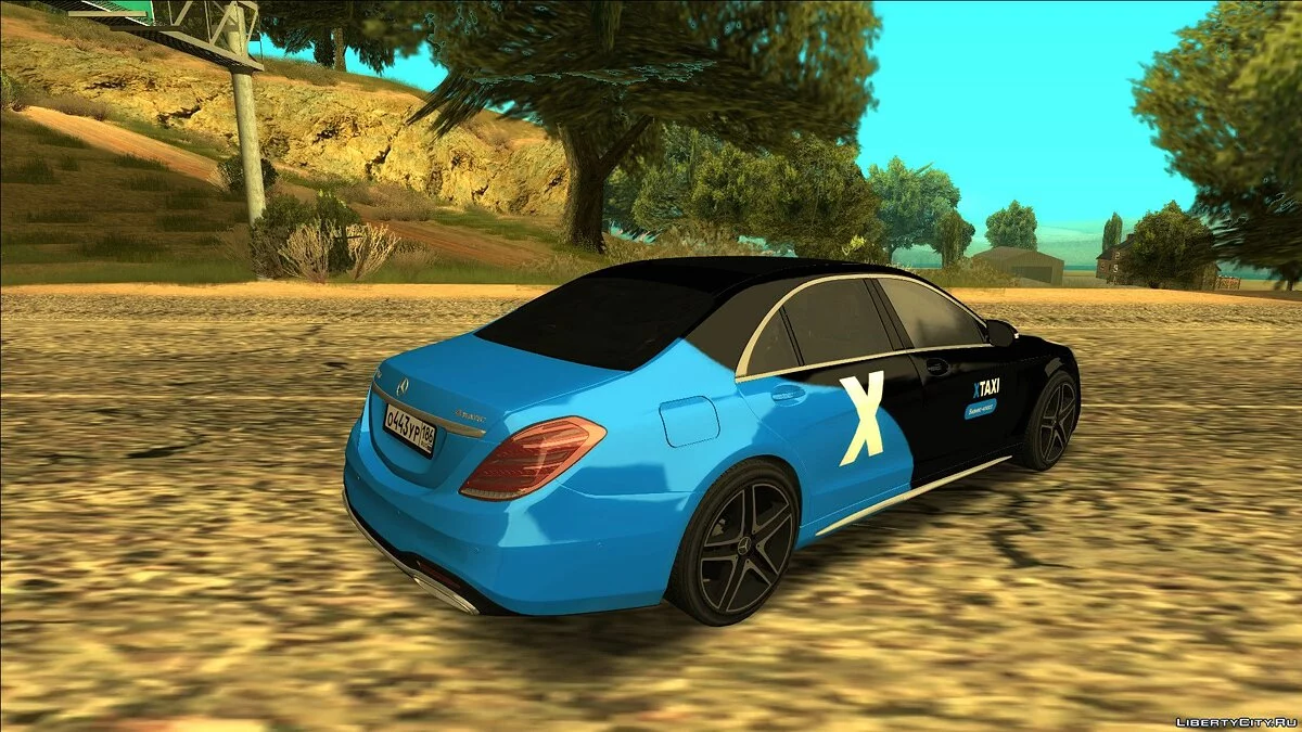 Mercedes-Benz S-Class en livrée «XTAXI» / GTA San Andreas