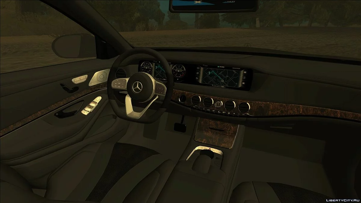 Mercedes-Benz S-Class en livrée «XTAXI» / GTA San Andreas