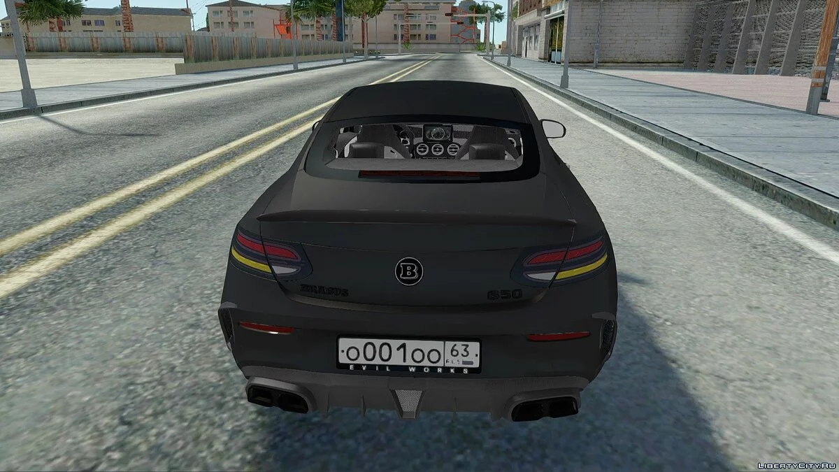 Mercedes-Benz C63S Coupe BRABUS / GTA San Andreas