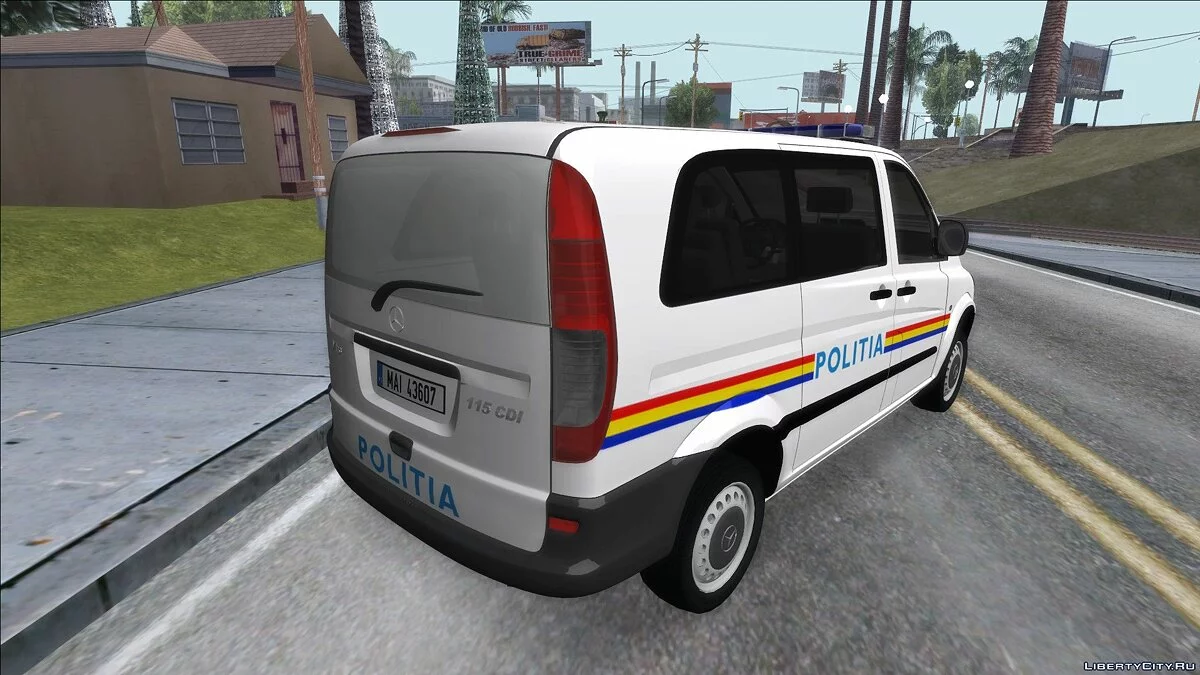 Mercedes-Benz Vito — Romania Police / GTA San Andreas