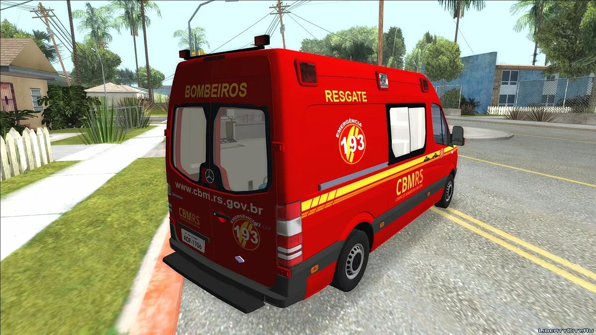 Mercedes-Benz Sprinter Ambulance (CBMRS) / GTA San Andreas