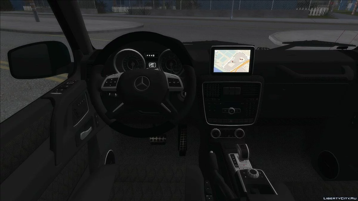 Mercedes-Benz G65 Чорний Квадратний Візерунок / GTA San Andreas