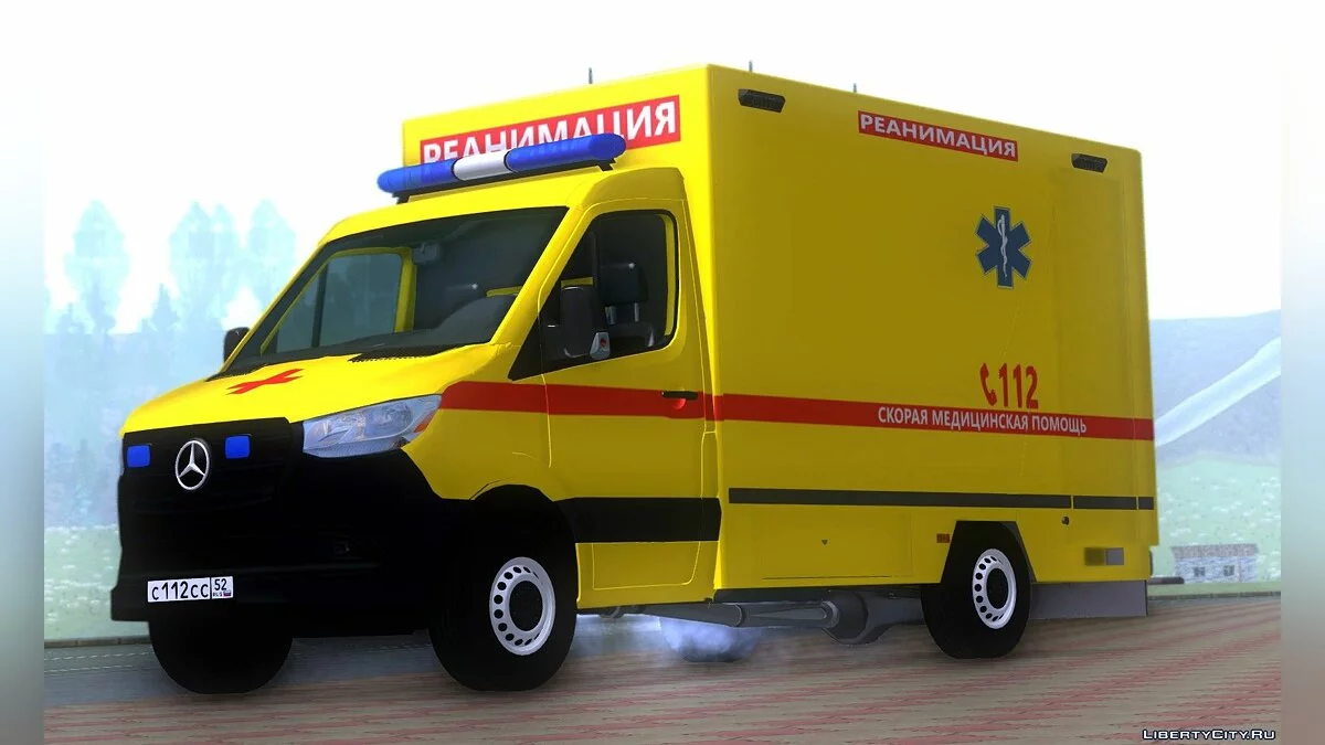 Mercedes-Benz Sprinter Réanimation / GTA San Andreas