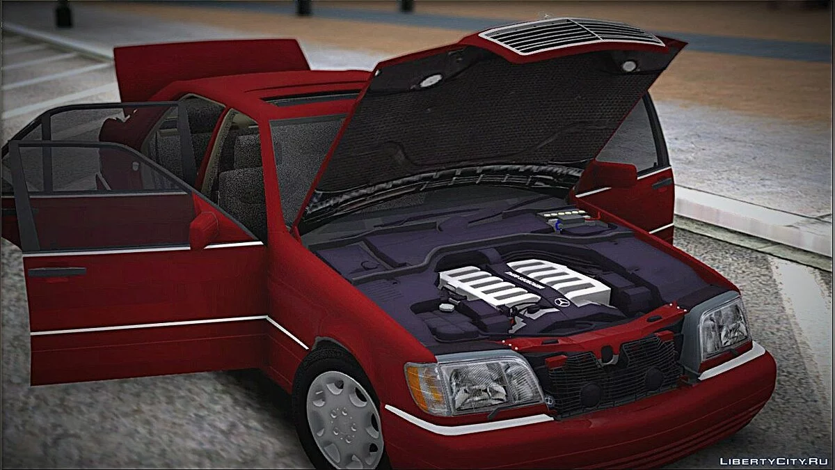 梅赛德斯-奔驰 W140 S600 Stock / GTA San Andreas