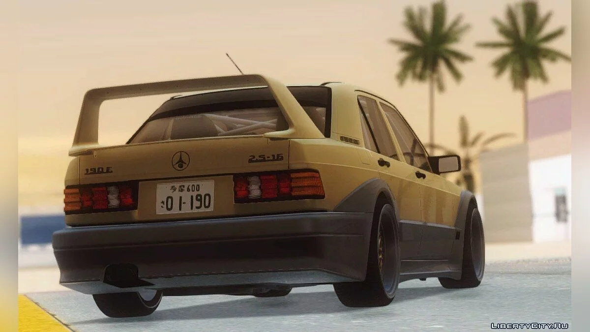 Mercedes-Benz 190E EVO II Estilo Japão / GTA San Andreas