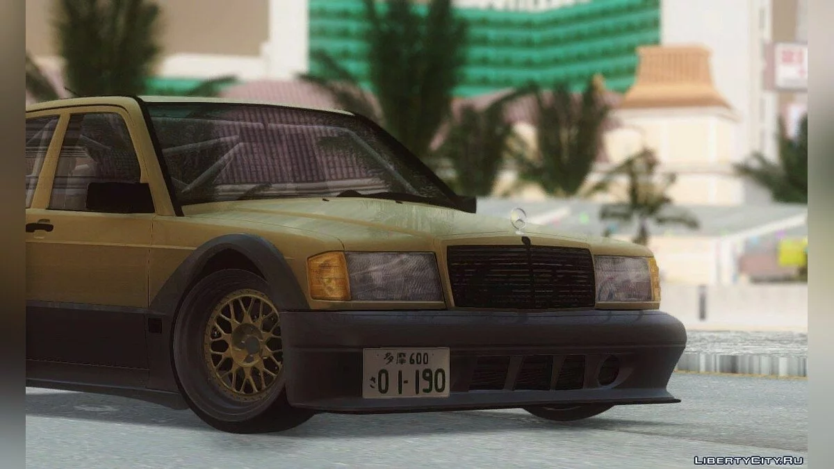 Mercedes-Benz 190E EVO II Estilo Japão / GTA San Andreas