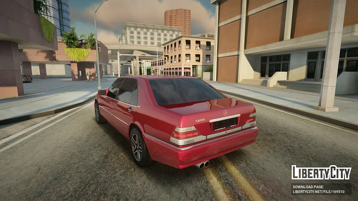 Mercedes-Benz S600 W140 / GTA San Andreas
