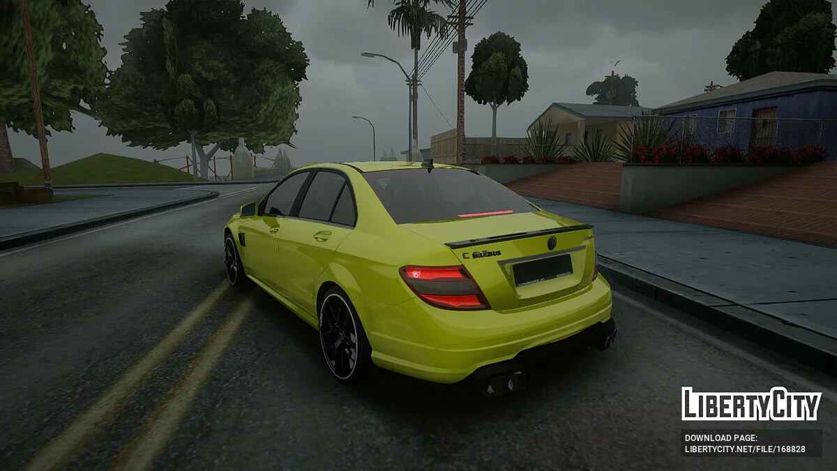 Mercedes-Benz С63 AMG + CCD / جي تي إيه سان أندرياس