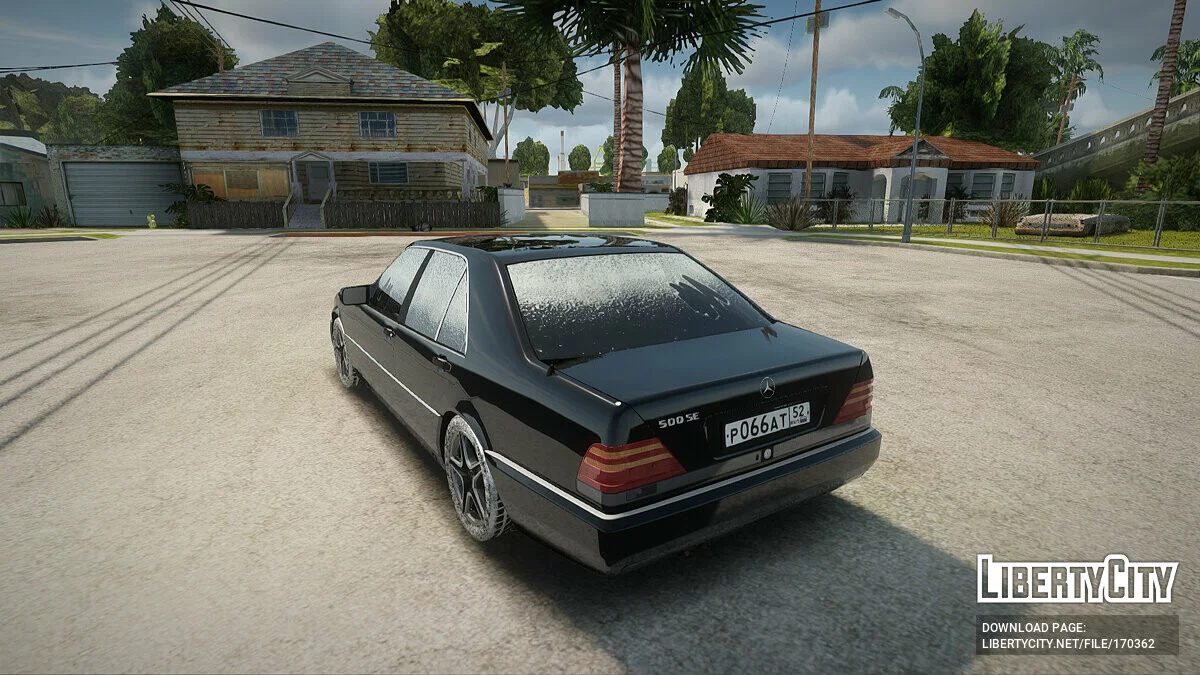 Mercedes-Benz 500 SE W 140 Winter version / GTA San Andreas