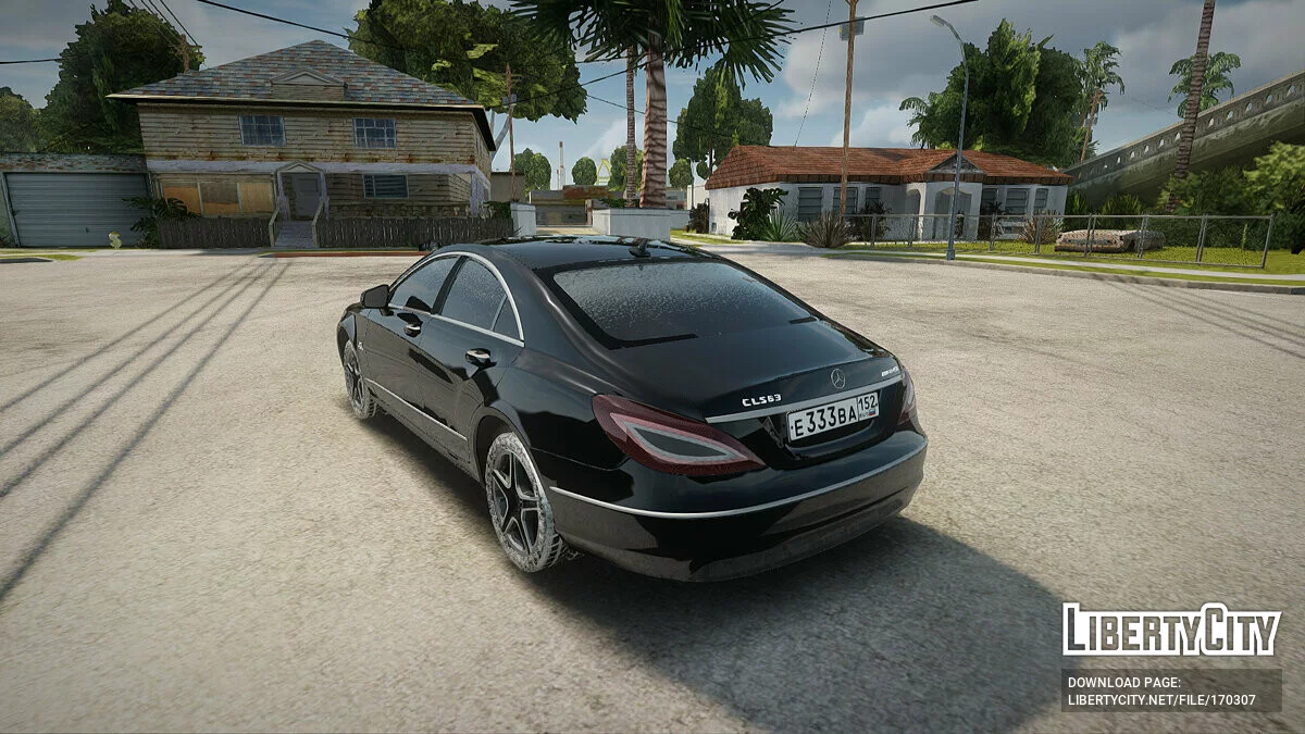 Mercedes-Benz CLS 63 AMG Зимова версія / GTA San Andreas