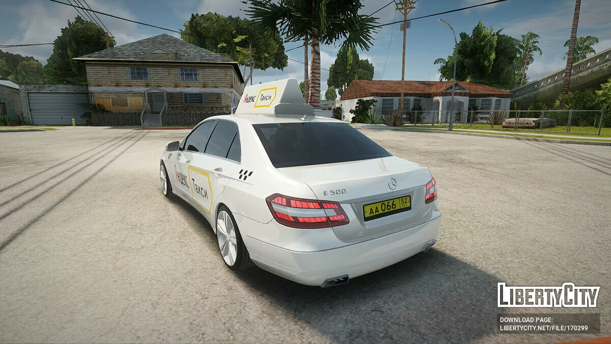 Mercedes-Benz E500 W212 Яндекс такси / GTA San Andreas