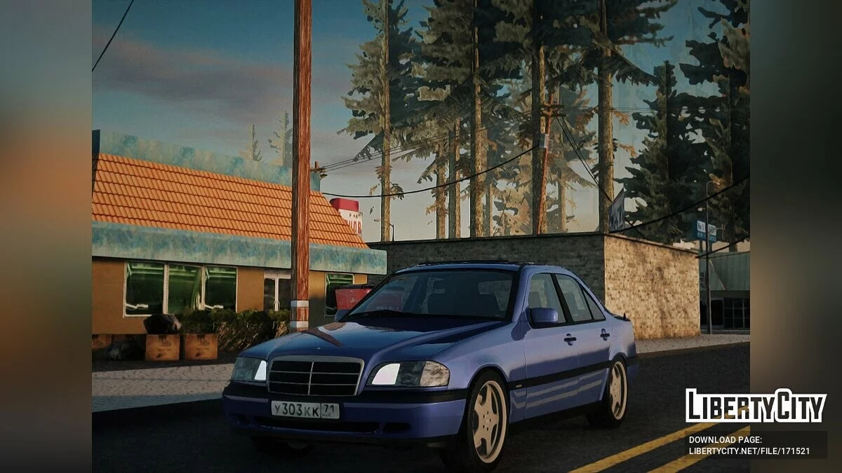 Mercedes-Benz C180 W202 / GTA San Andreas