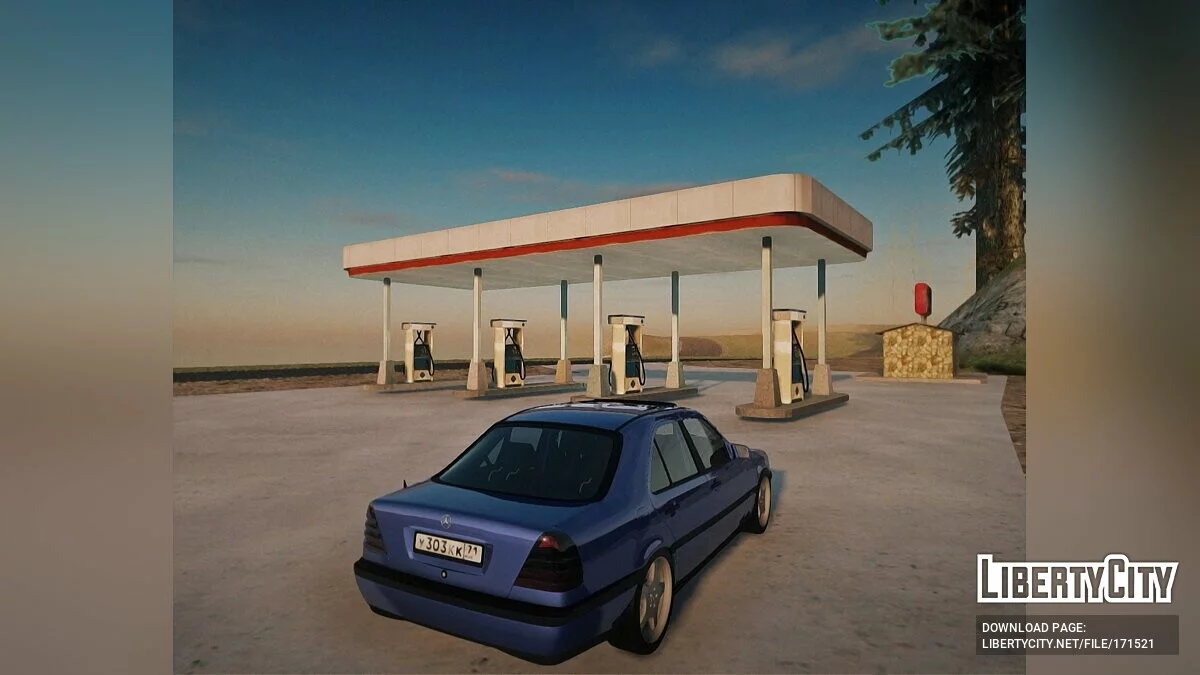 Mercedes-Benz C180 W202 / GTA San Andreas