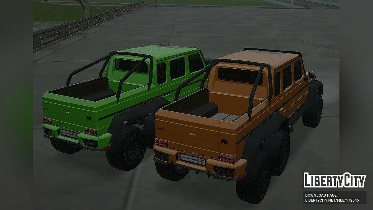 Mercedes-Benz G900 6x6 Brabus Rocket / GTA San Andreas