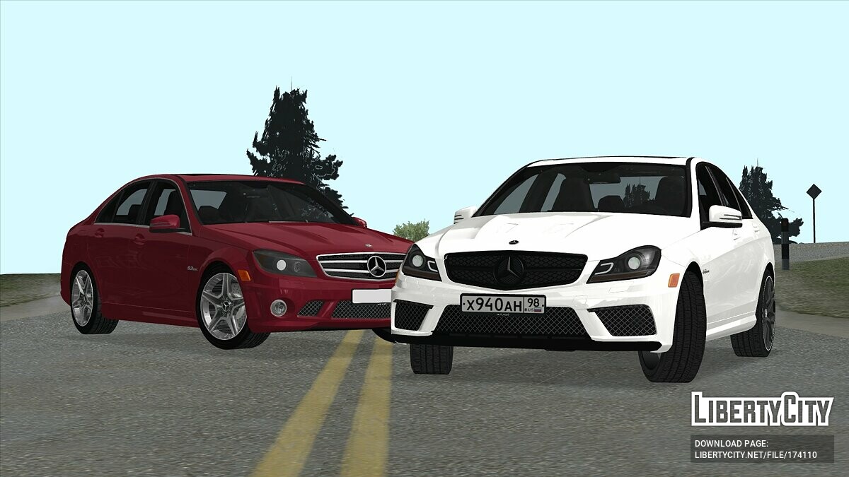Download Mercedes-Benz C63 W204 Tuning for GTA San Andreas (iOS, Android)