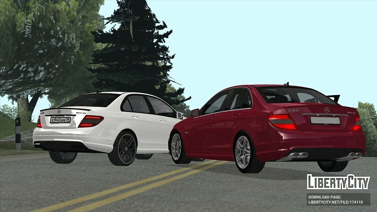 Mercedes-Benz C63 W204 / GTA San Andreas