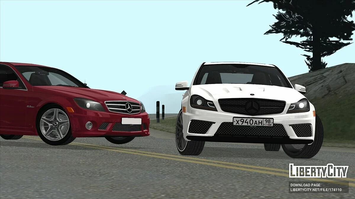 Mercedes-Benz C63 W204 / GTA San Andreas