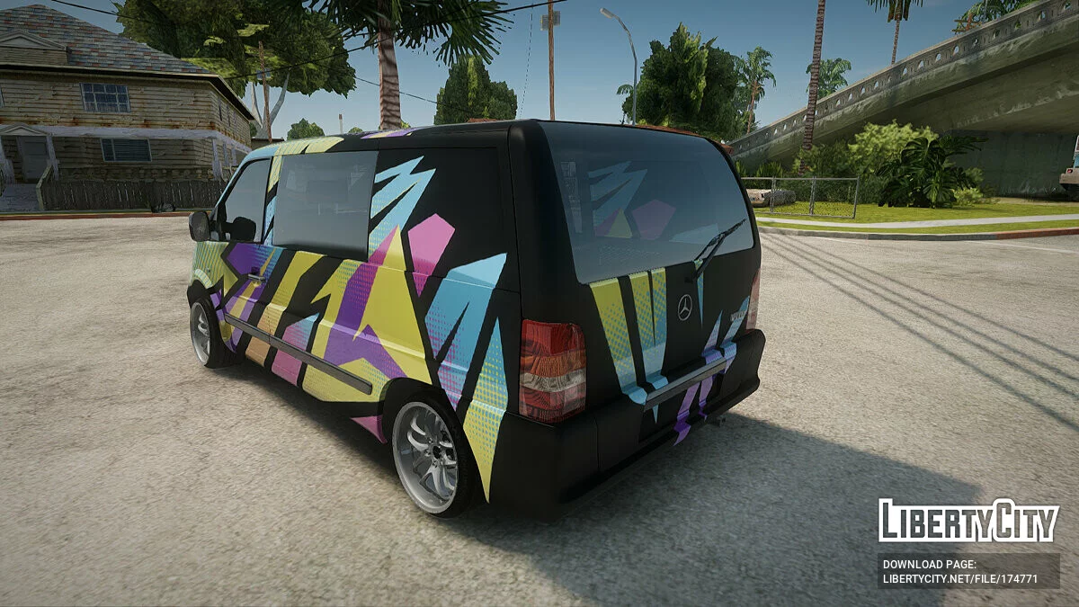 Seni Jalan Mercedes-Benz Vito / GTA San Andreas