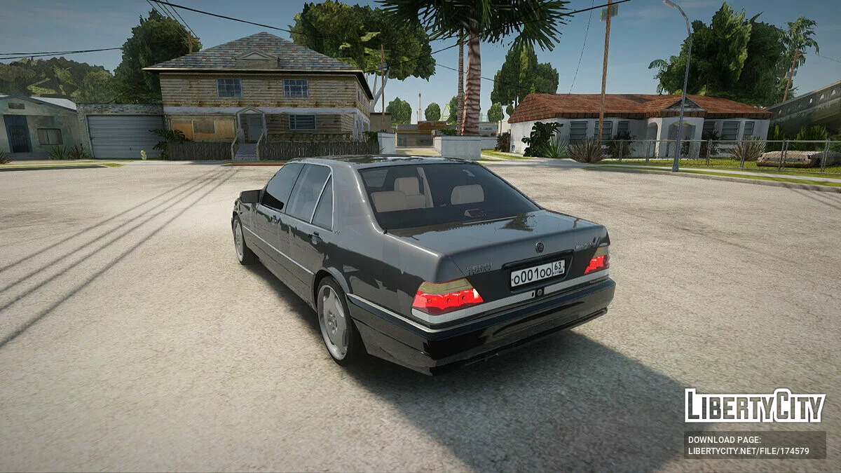 Mercedes-Benz W140 S600L / GTA San Andreas