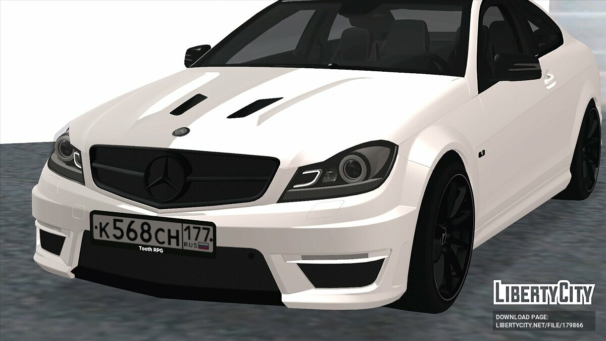 Download Mercedes-Benz C63 W204 Coupe for GTA San Andreas