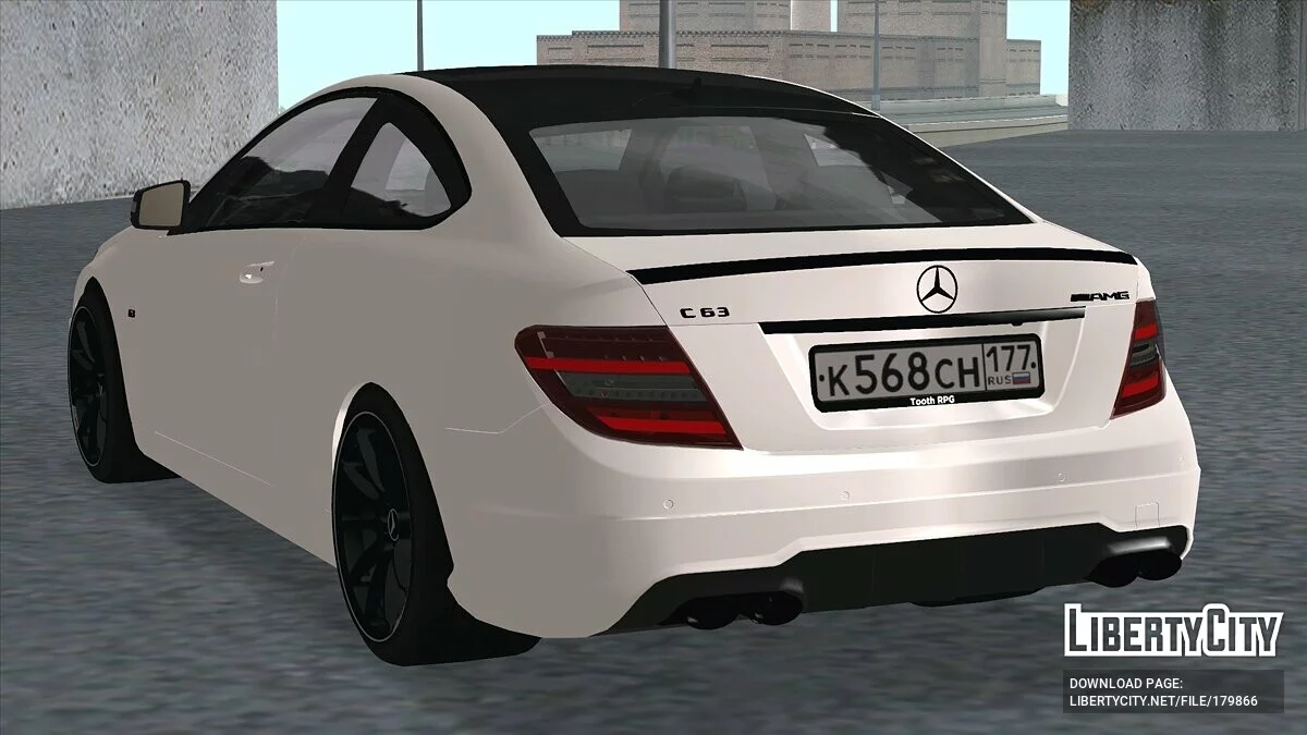 Mercedes-Benz C63 W204 Coupe / GTA San Andreas