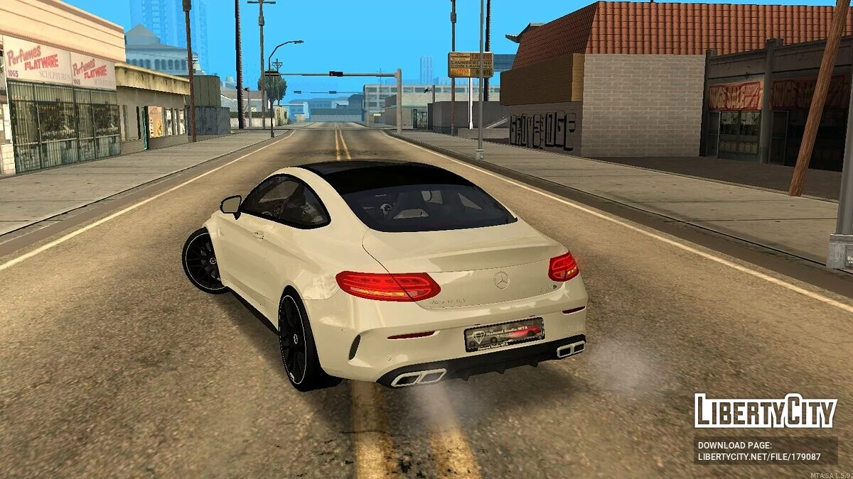 Mercedes-Benz C63S AMG Coupe + CCD / GTA San Andreas