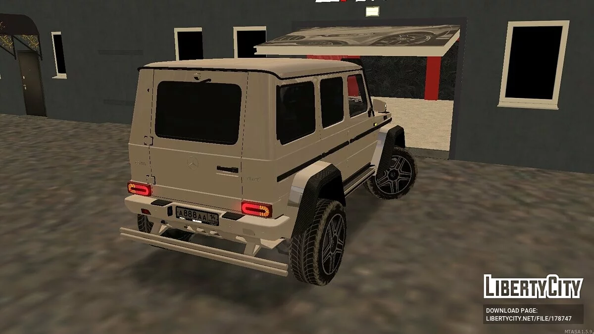 مرسيدس-بنز G500 4x4² برابوس / جي تي إيه سان أندرياس