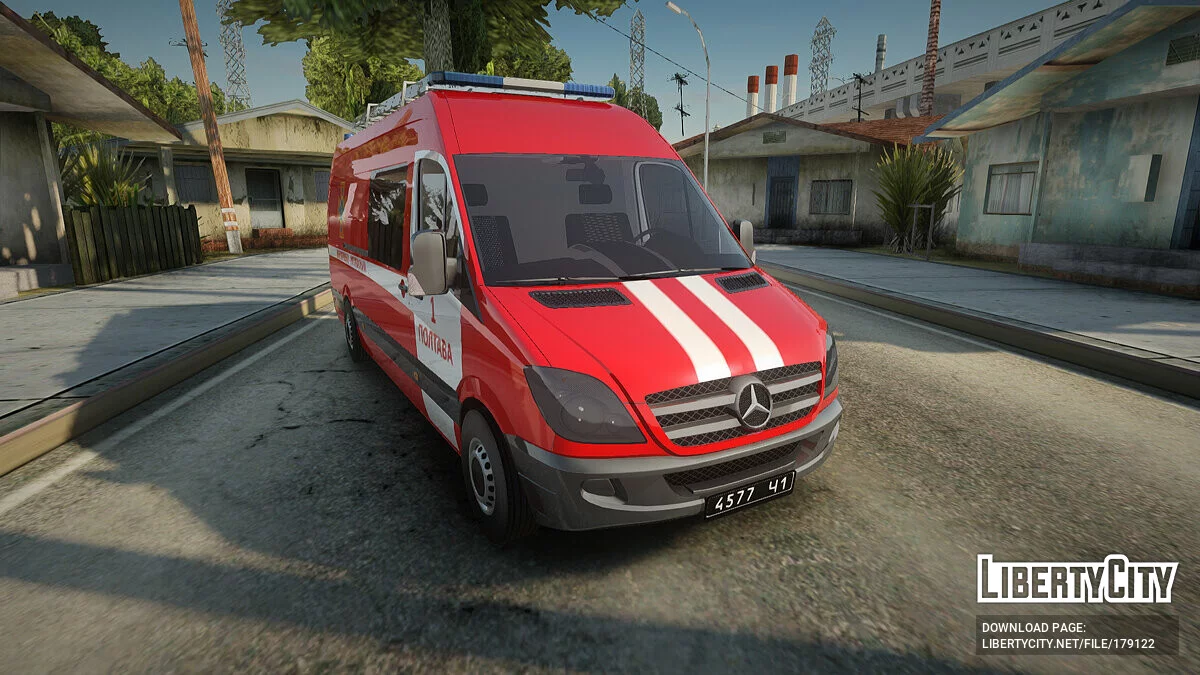 Mercedes-Benz Оперативно-рятувальна / GTA San Andreas