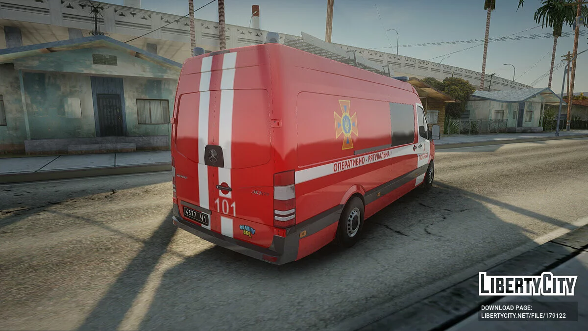 Mercedes-Benz Оперативно-рятувальна / GTA San Andreas
