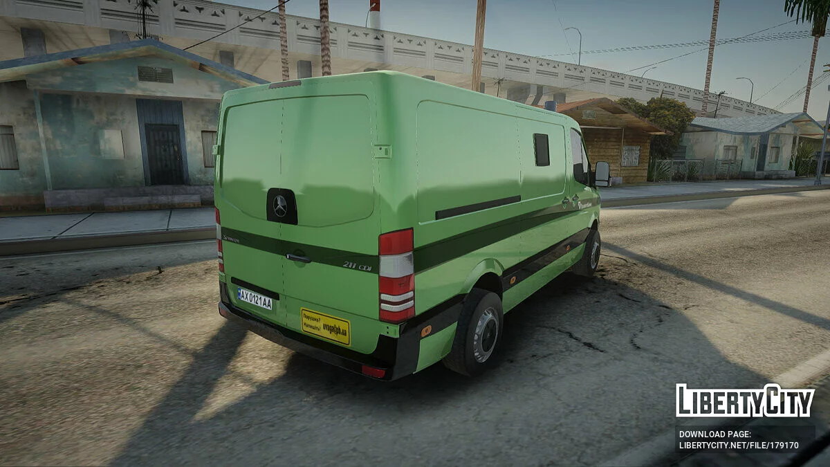 Mercedes-Benz Spinter Privat Bank / GTA San Andreas