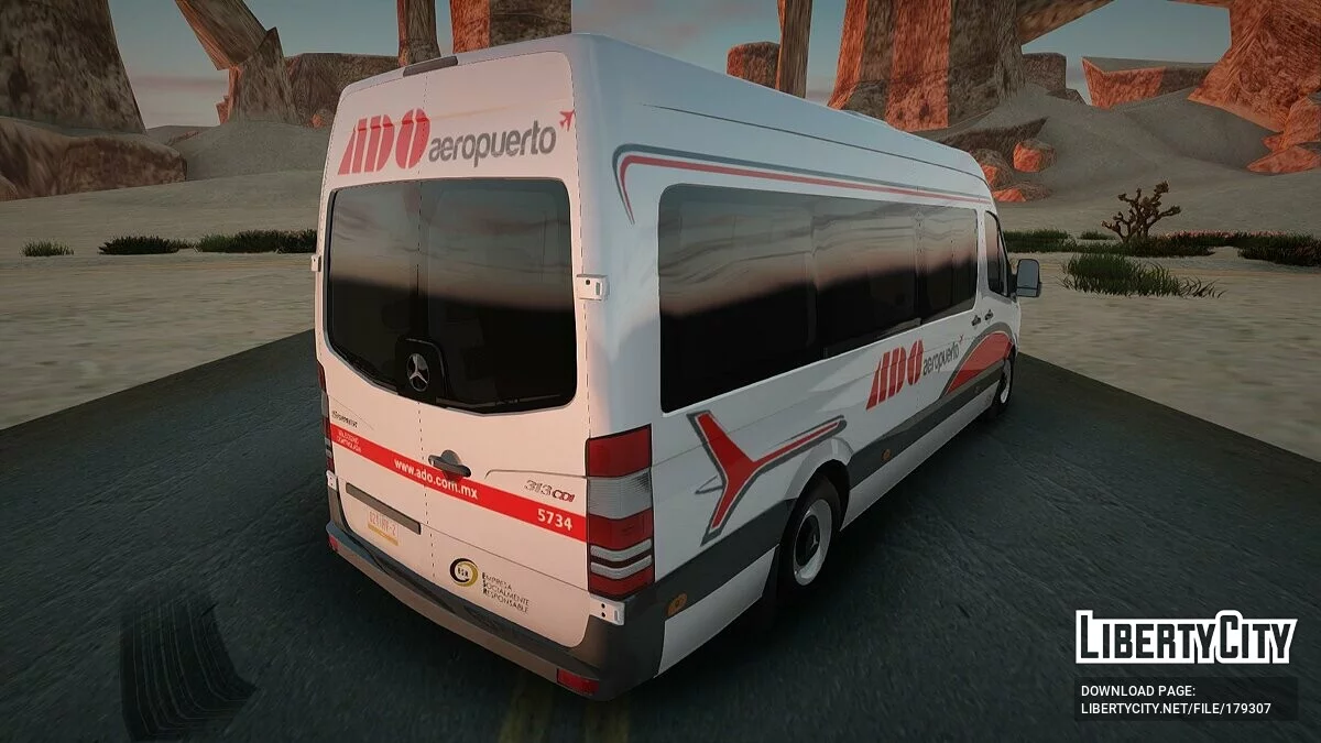 Mercedes-Benz Sprinter ADO Аеропорт / GTA San Andreas