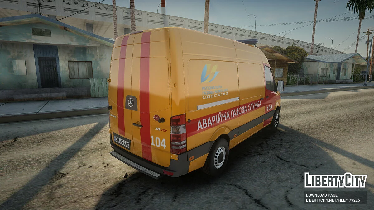 乌克兰天然气服务公司梅赛德斯-奔驰Sprinter / GTA San Andreas