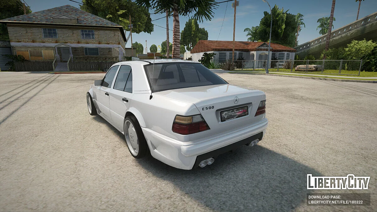 Mercedes-Benz W124 E500 + CCD / GTA San Andreas