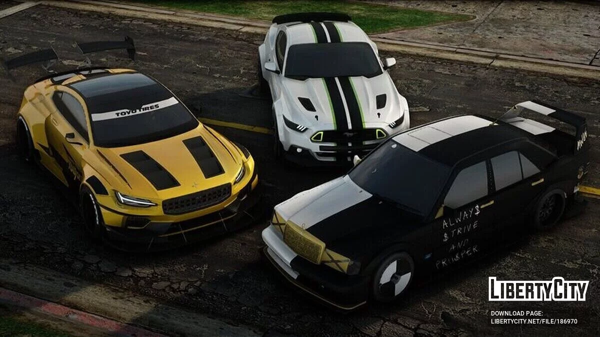 Mercedes-Benz 190E 2.5-16 [A$AP Rocky] / GTA San Andreas