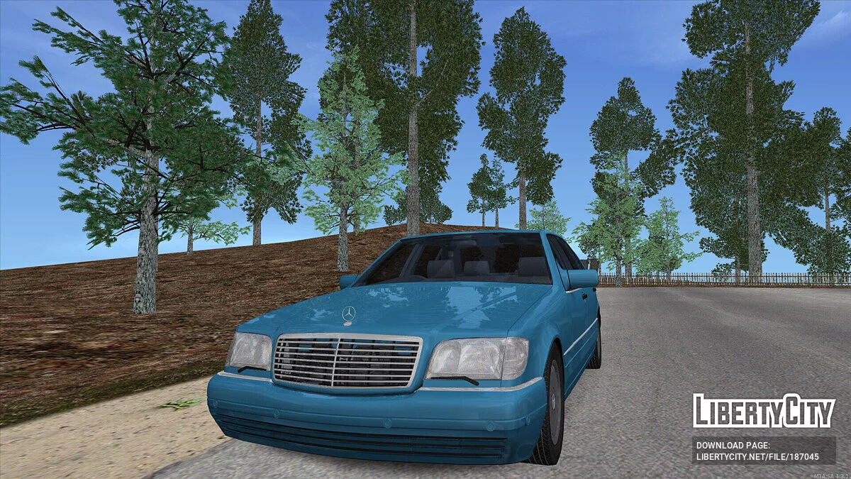 Mercedes-Benz S600 V12 / GTA San Andreas