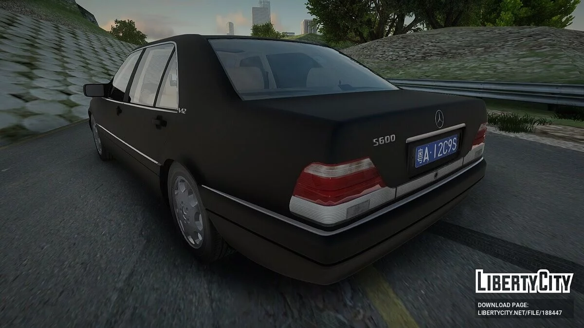Mercedes Benz W140 S600 зміна W221 / GTA San Andreas