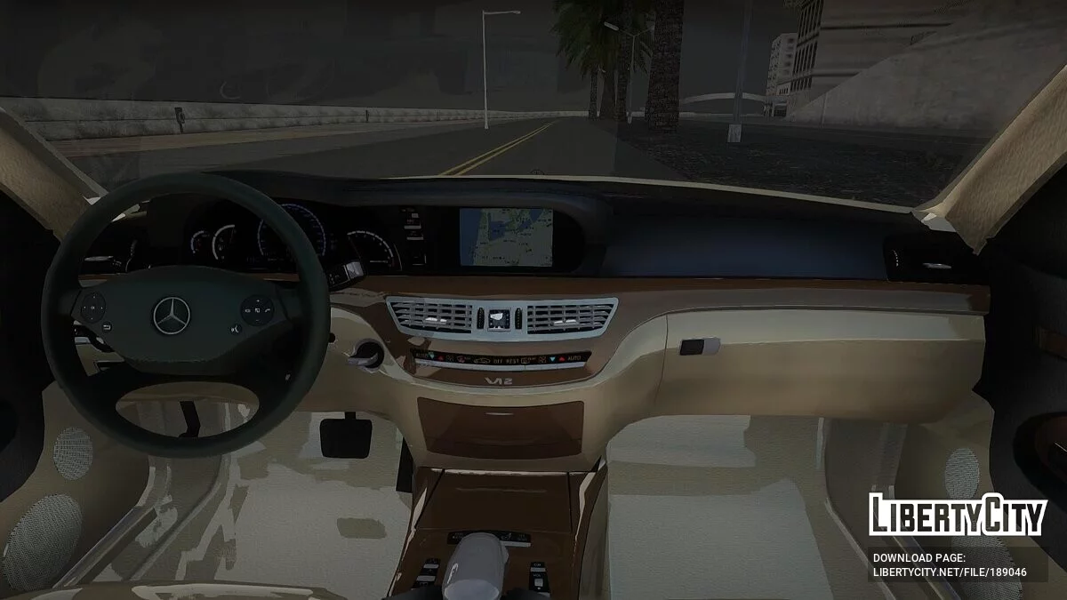 Mercedes-benz W140 S600 Змінено на W221 / GTA San Andreas