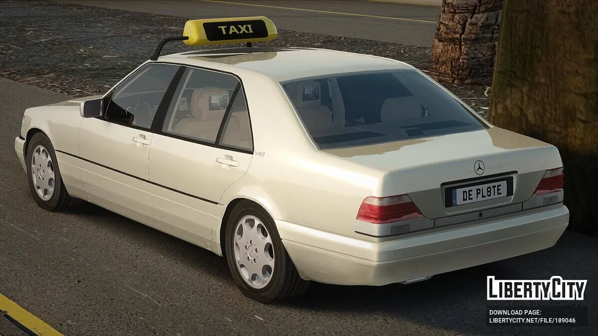 Mercedes-benz W140 S600 Змінено на W221 / GTA San Andreas