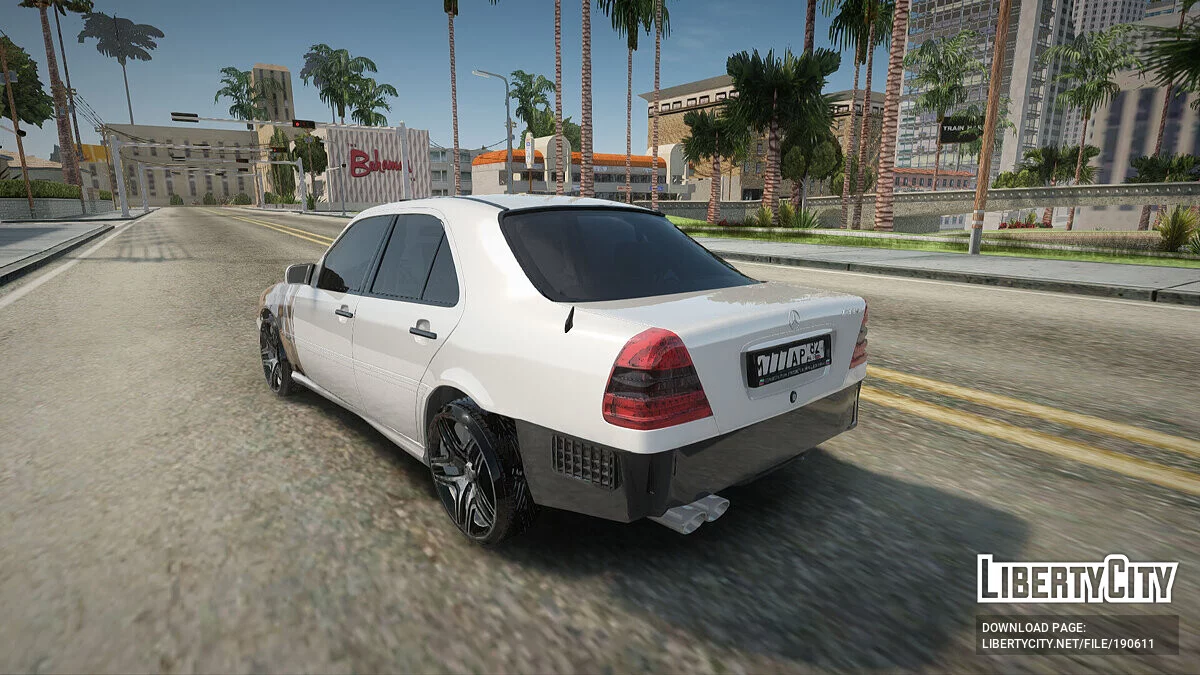 Mercedes-Benz C 43 Nach dem Brand / GTA San Andreas
